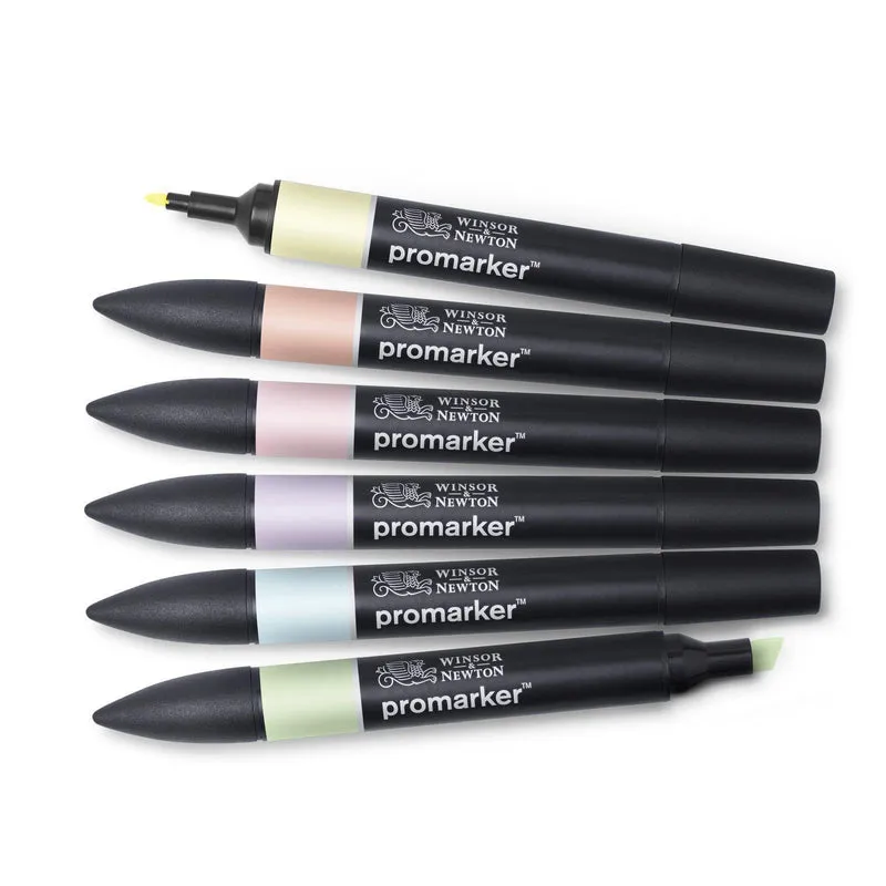 ■ Winsor & Newton - Promarker - Pastel Tones Set of 6