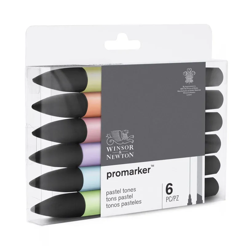 ■ Winsor & Newton - Promarker - Pastel Tones Set of 6