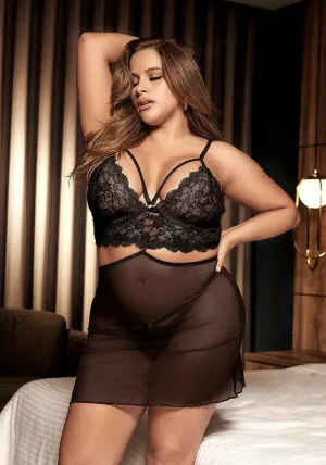 2-in-1 Babydoll & 2 Piece Set