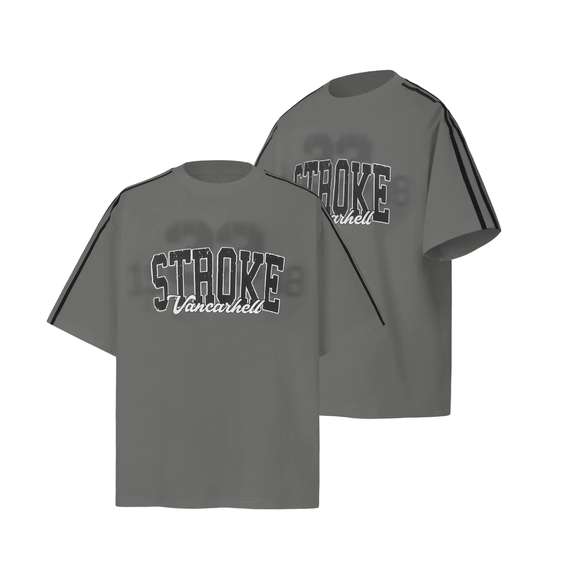 2025 9516 2025n street 2025 summer deconstruction jersey design men's high sense neutral Sorona short-sleeved T-shirt