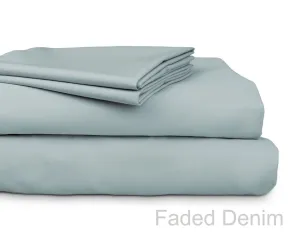 ALGODON "300TC Cotton" SHEET SET - DENIM