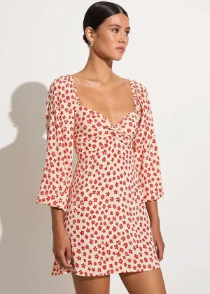 Amias Mini Dress (Red Gita Floral)