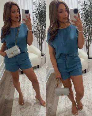 ANITA CHAMBRAY SET