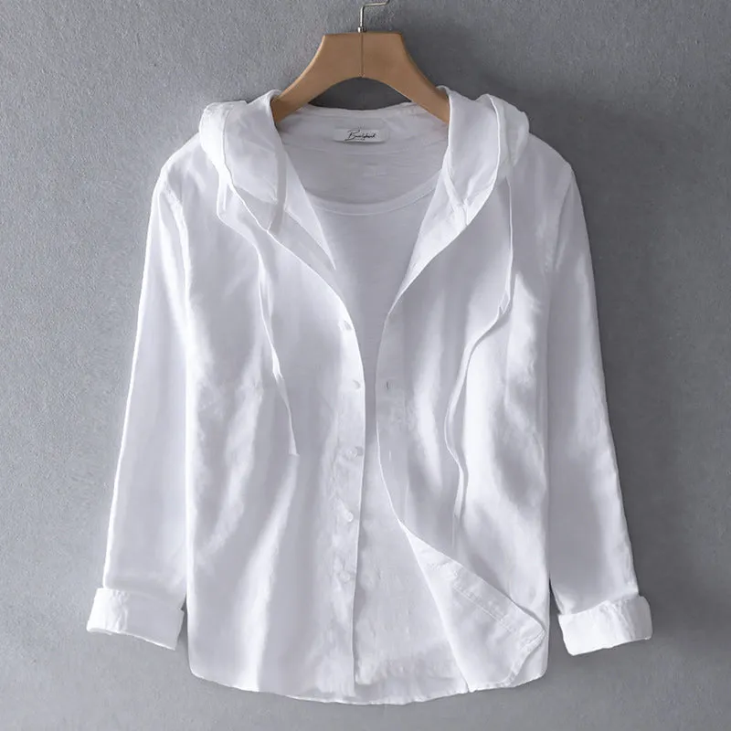 Araceli | Stylish Breezy Striped Hoodie Shirt