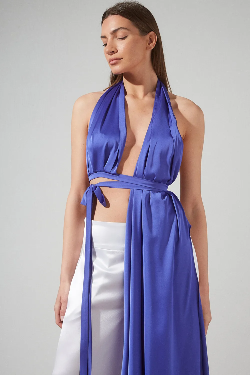 ASYMETRICAL WRAP VEST