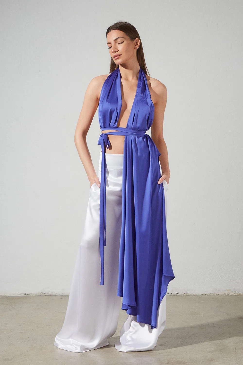 ASYMETRICAL WRAP VEST