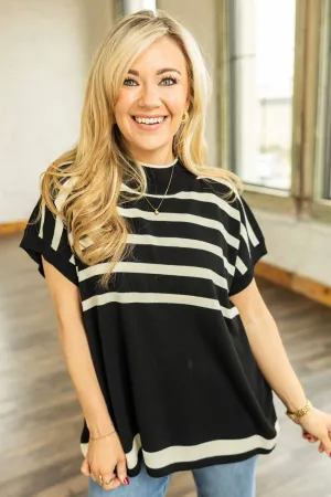 AVERY PLUS STRIPED TOP