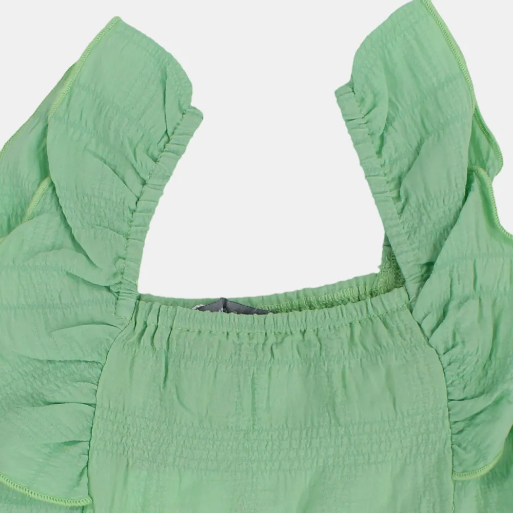 Baby Girls Ruffled Shoulders Blouse