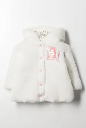 Bambi Fur Jacket Cream