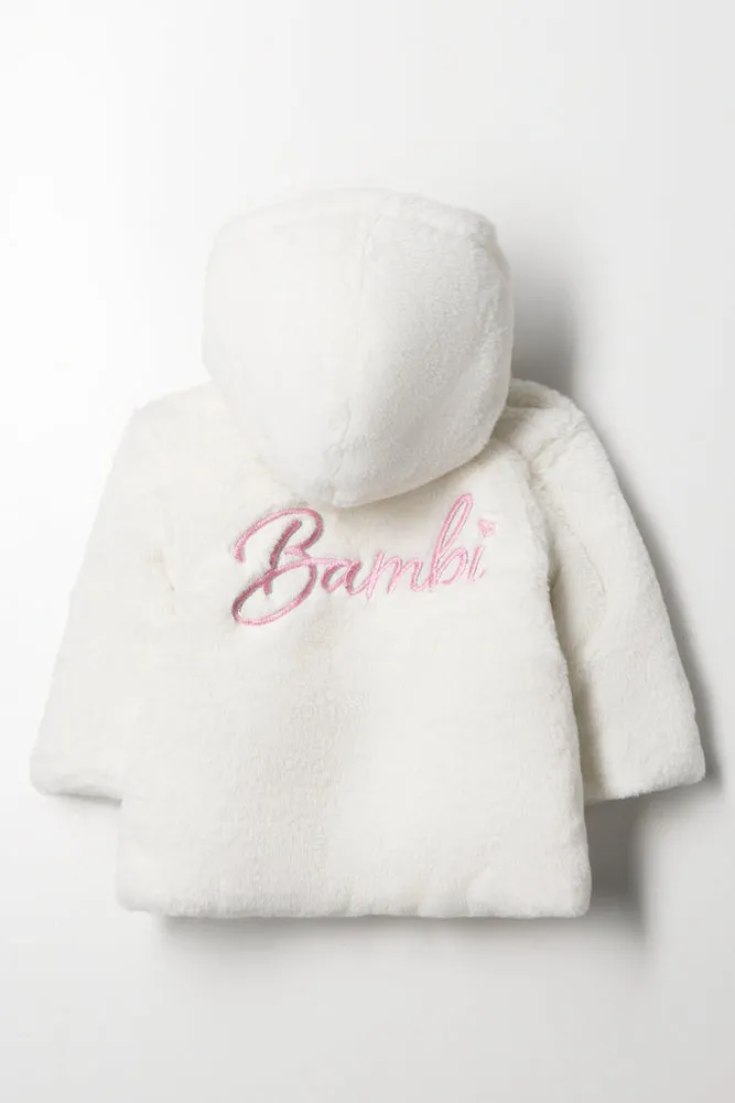 Bambi Fur Jacket Cream