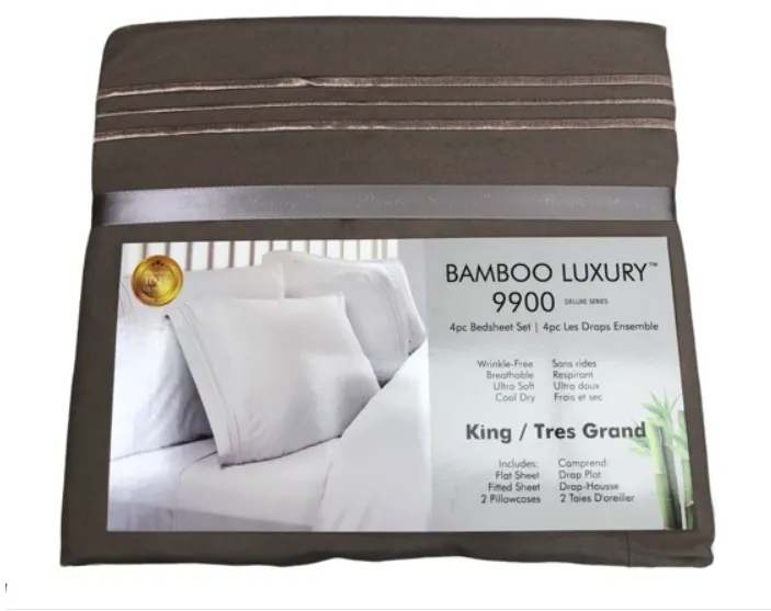 Bamboo Luxury King 4 Pc Sheet Sets
