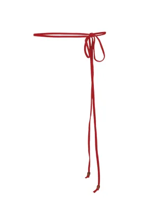 Bamboo String Belt - Chili Pepper