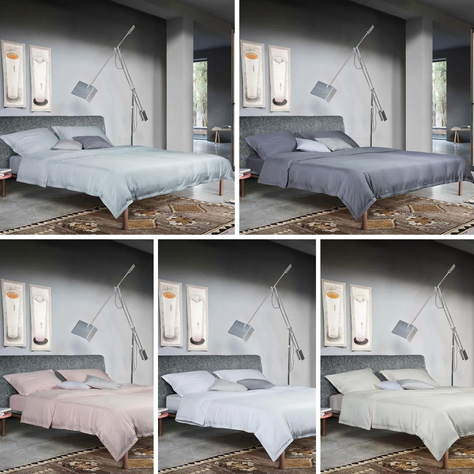Bellami Monti JOSEPH Solid 100% Charcoal Tencel 1000TC Fitted Sheet/Bed Set – Morganite