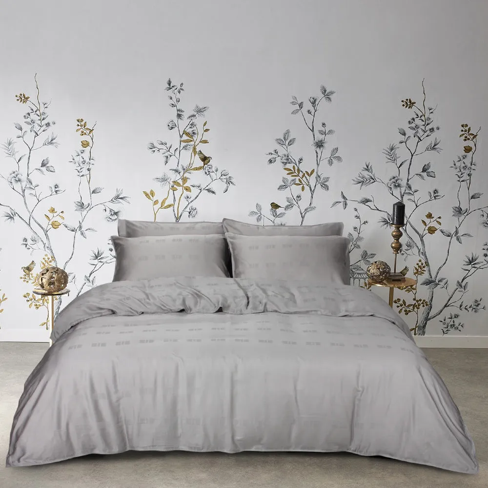 Bellami Trinity 100% Tencel Jacquard 1100TC Fitted/Bed Set – Smoke