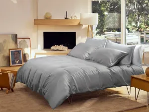 Bellami Trinity 100%  Tencel solid 1100 Thread Count Nano Puzzle Mini Fitted Sheet Set 2 for $180 - Grey