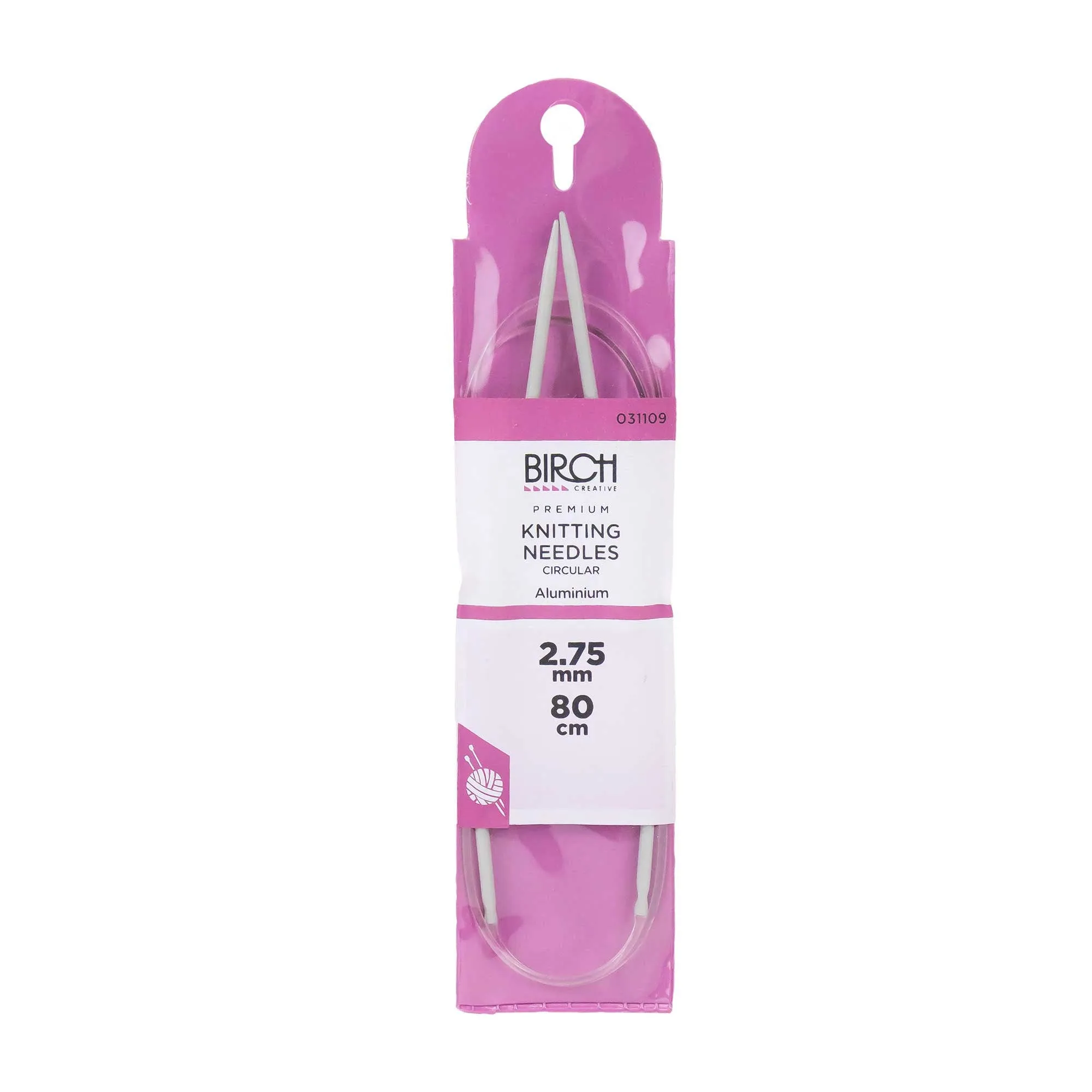 Birch Premium Circular Knitting Needles 80cm