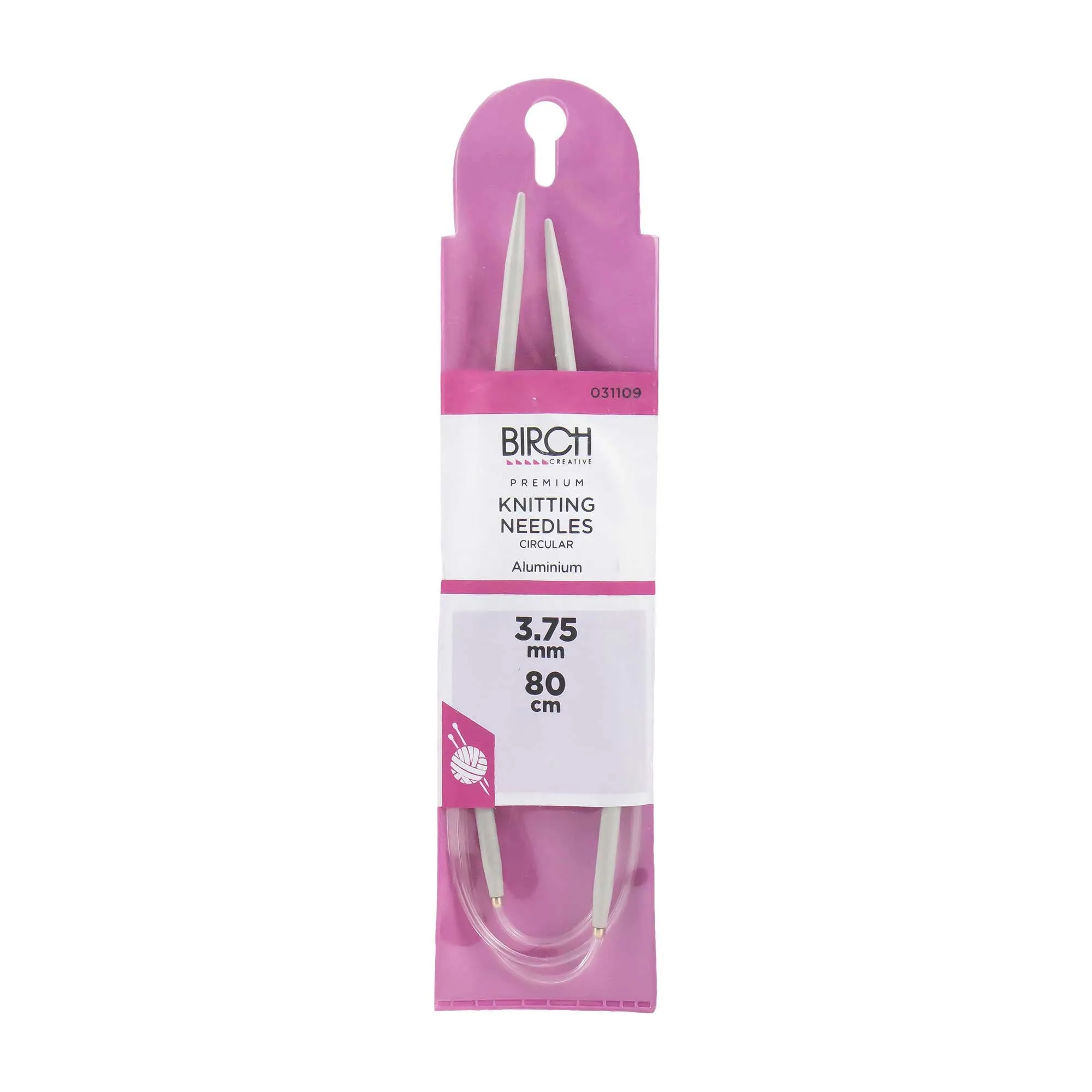 Birch Premium Circular Knitting Needles 80cm