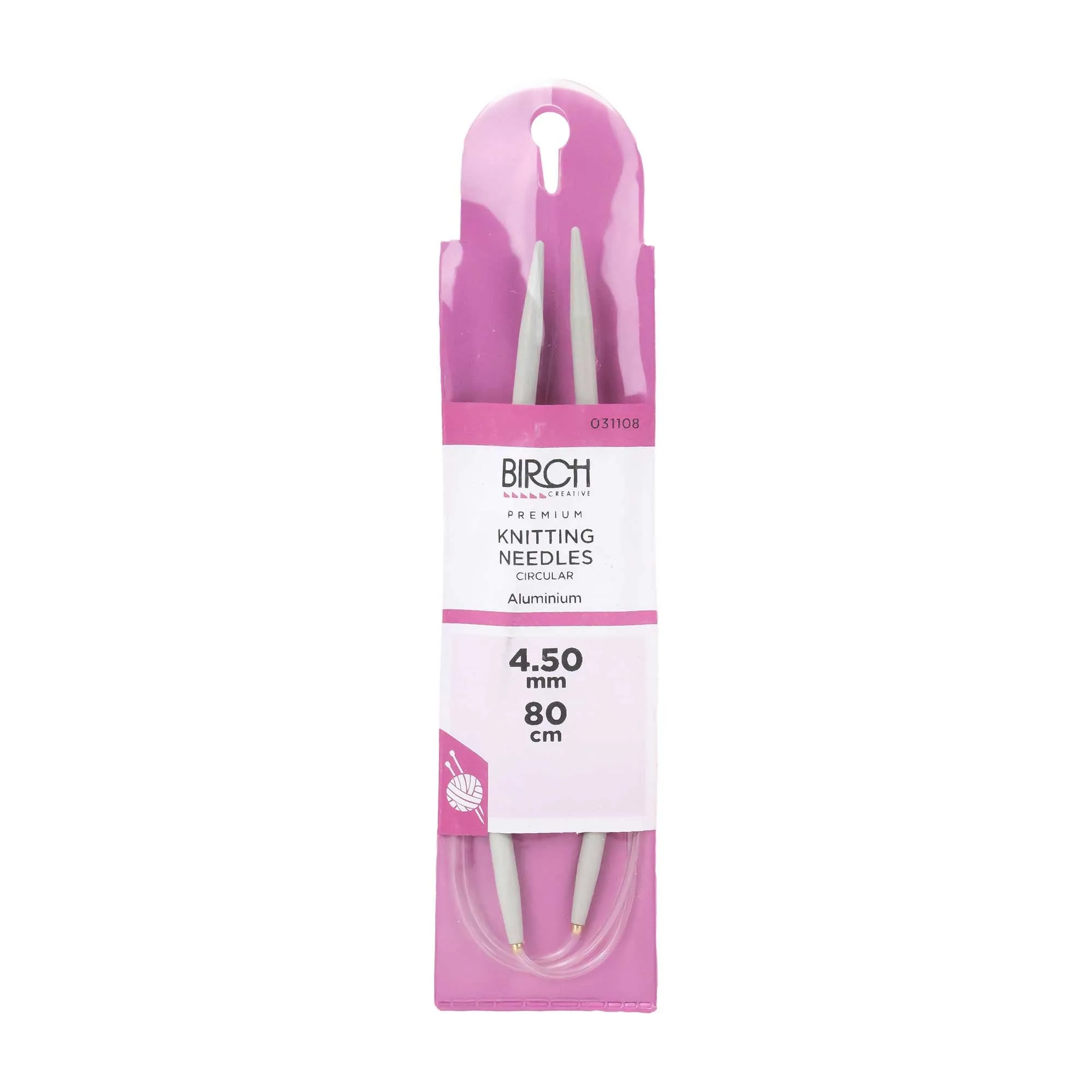 Birch Premium Circular Knitting Needles 80cm