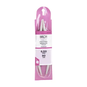Birch Premium Circular Knitting Needles 80cm