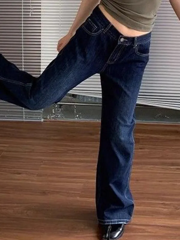 Blue vintage American boyfriend jeans