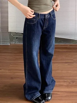 Blue vintage American boyfriend jeans