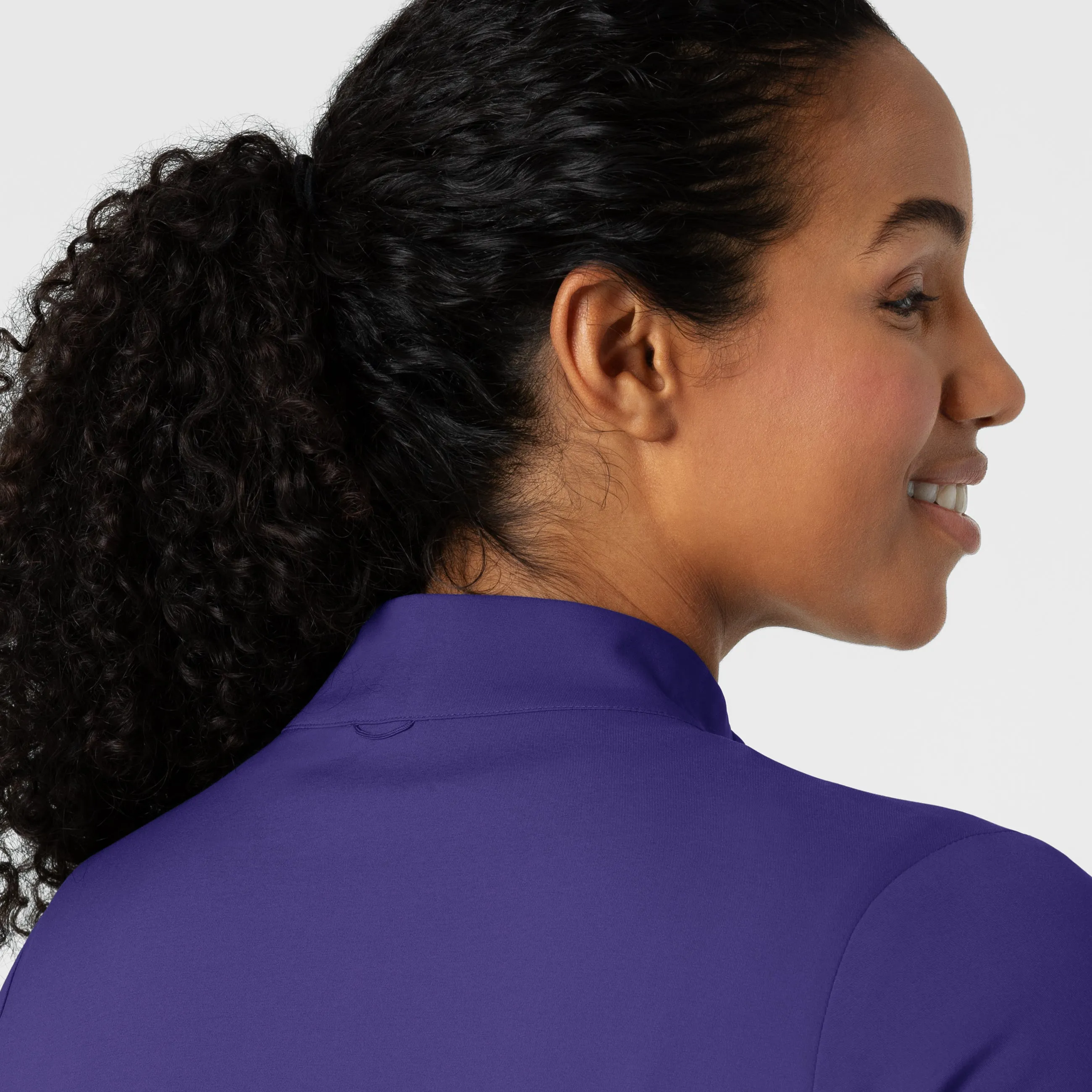 Boundless 8151 Warm Up Scrub Jacket Grape