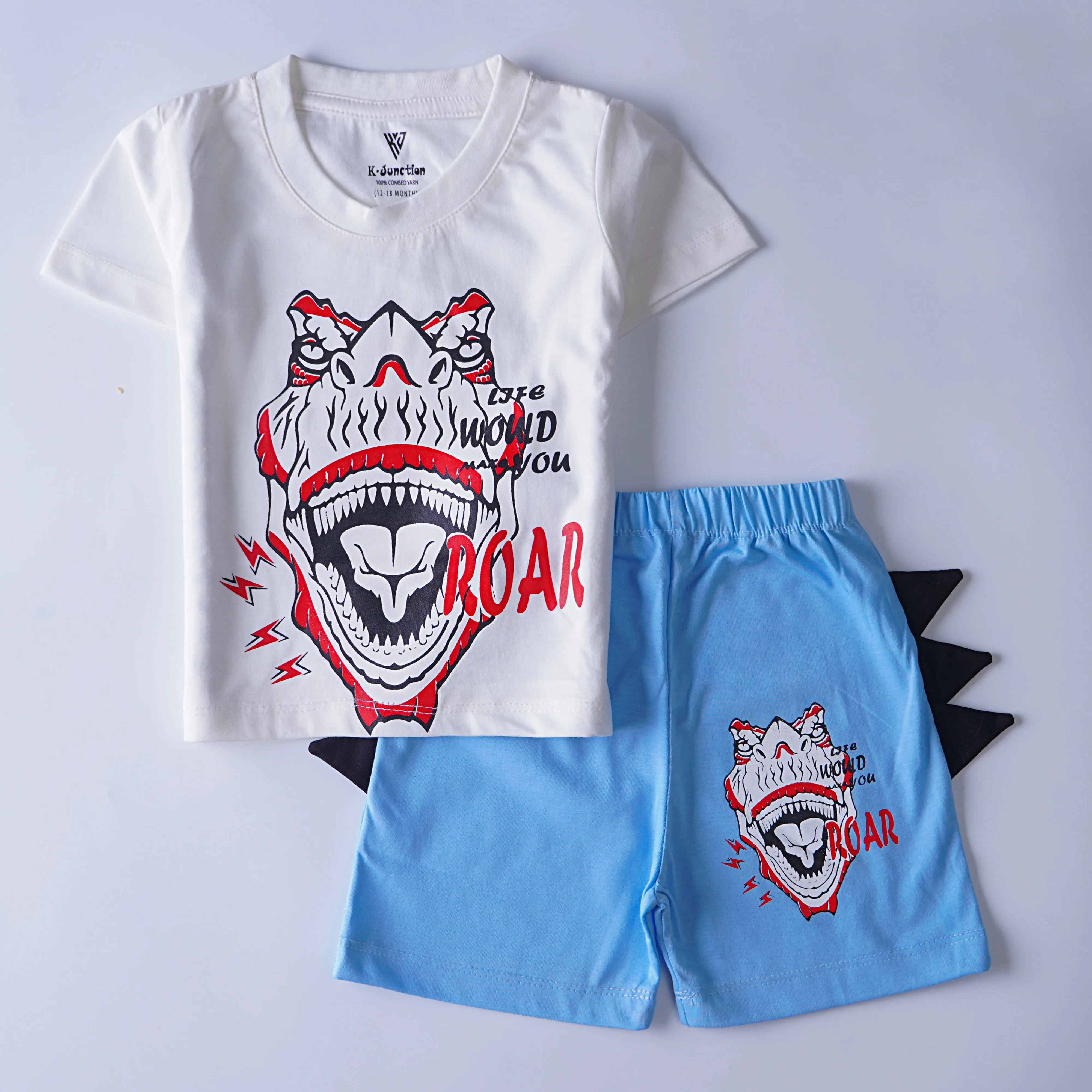 Boys Half Sleeves 2 Piece Suit
