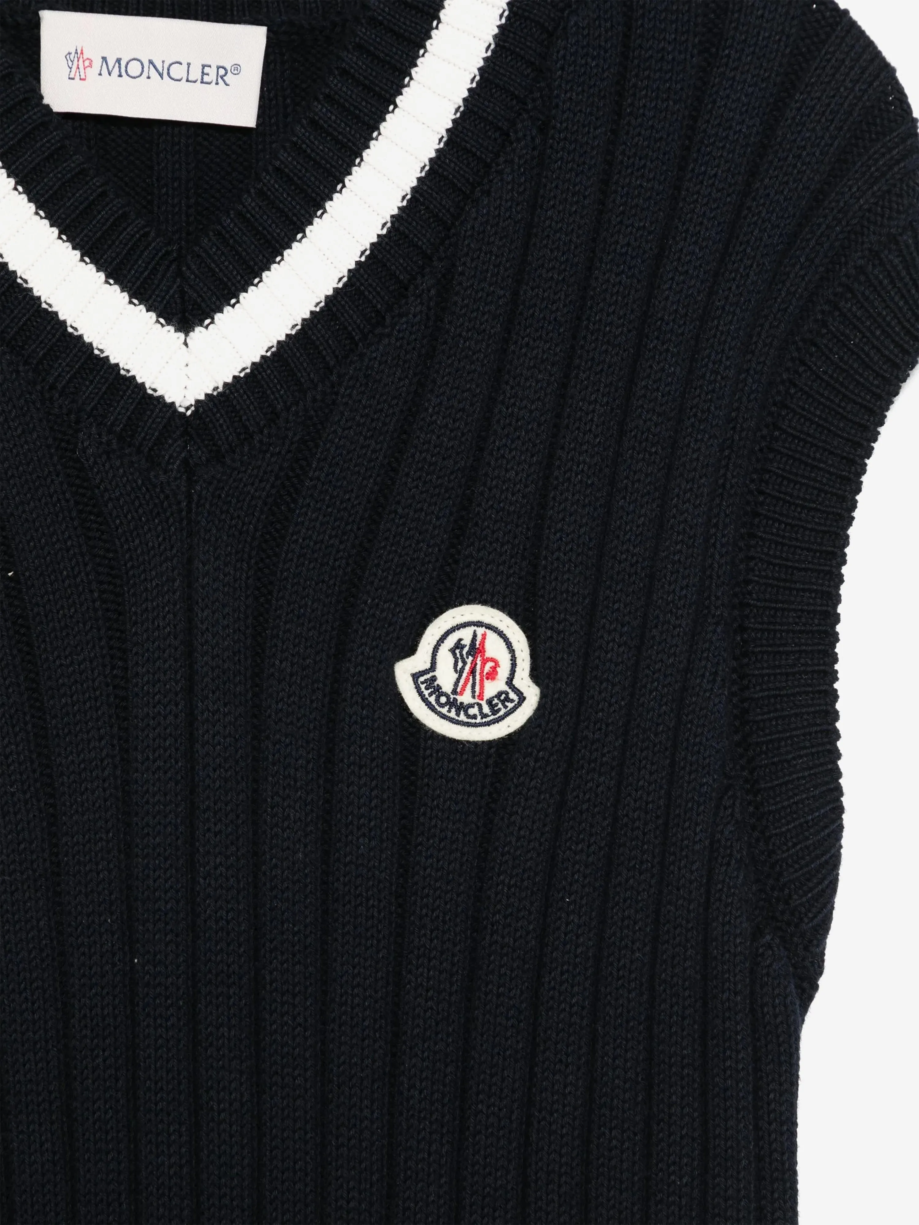 Boys Knitted Sweater Vest in Navy