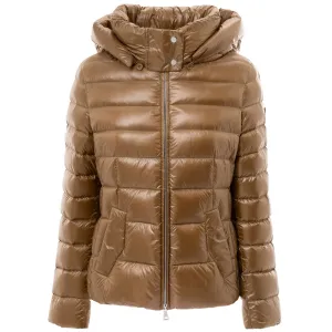 Brown Polyamide Jackets & Coat