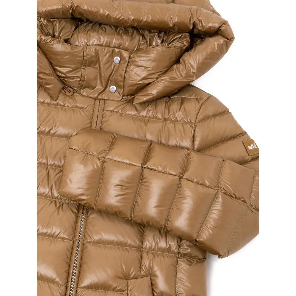 Brown Polyamide Jackets & Coat