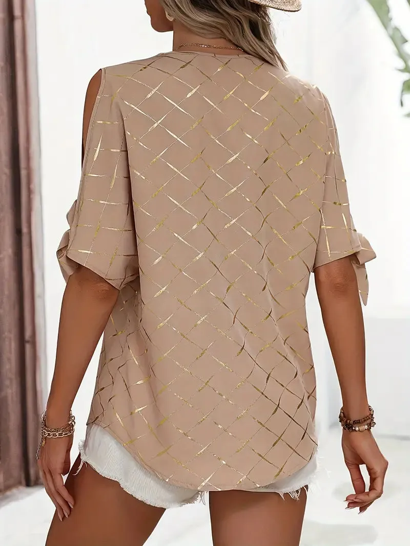 Bruin® | Relaxed Short Sleeve Blouse