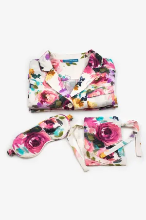 Camille Pyjama Gift Set (Pyjamas & Eye Mask)
