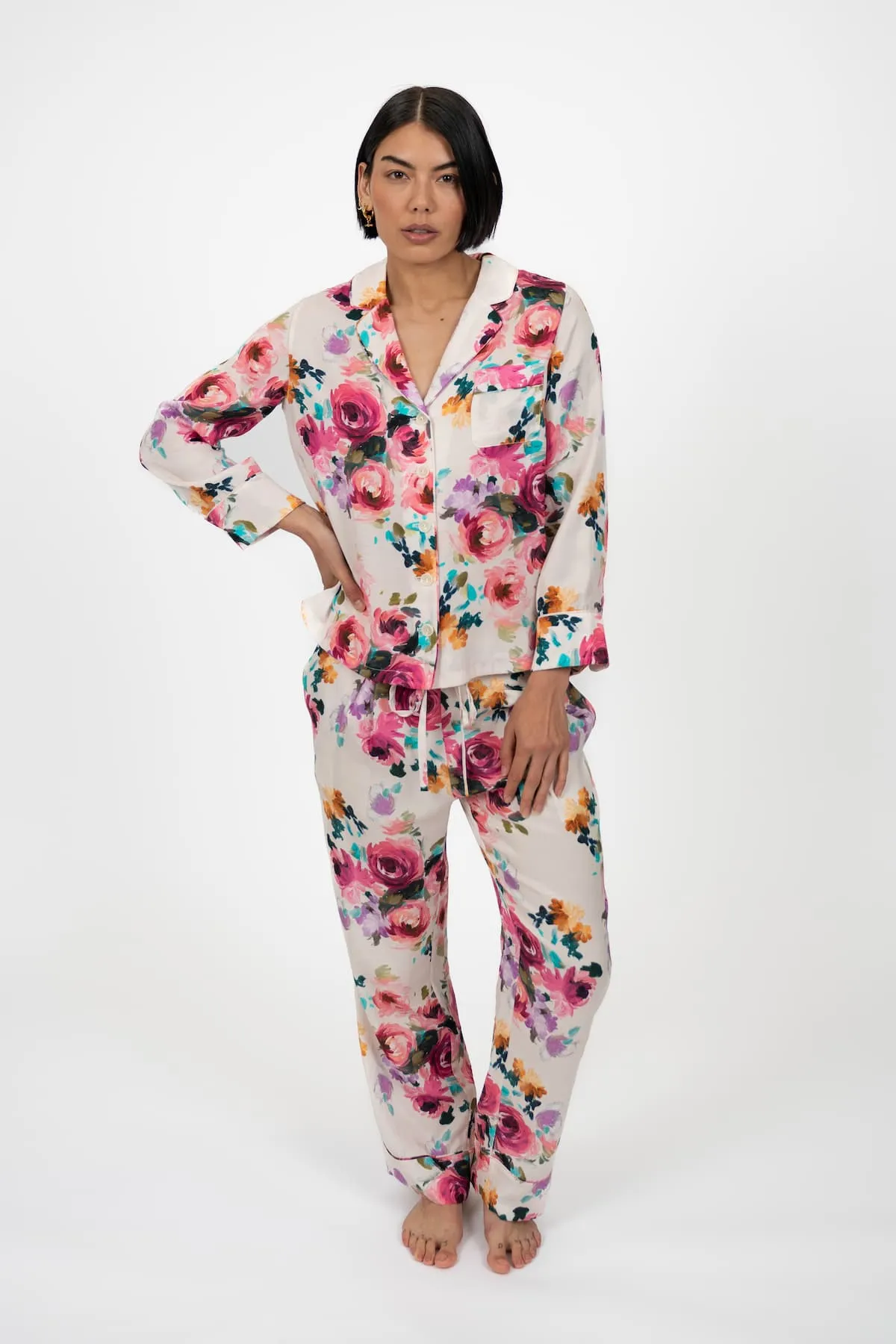 Camille Pyjama Gift Set (Pyjamas & Eye Mask)