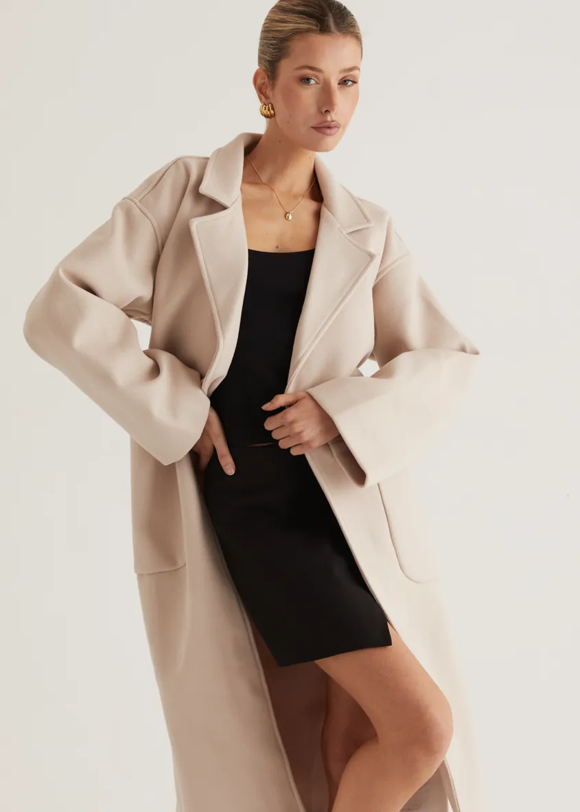 Caylee Coat - Bone