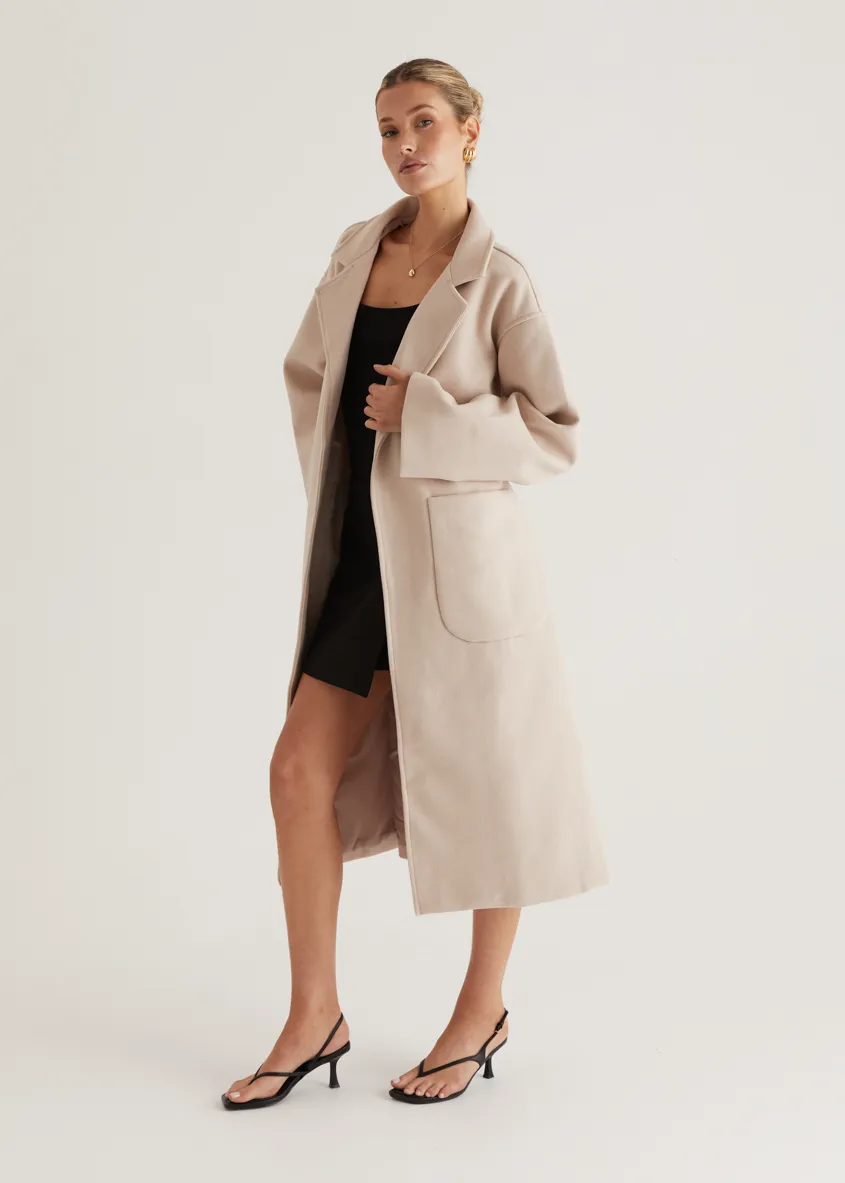 Caylee Coat - Bone