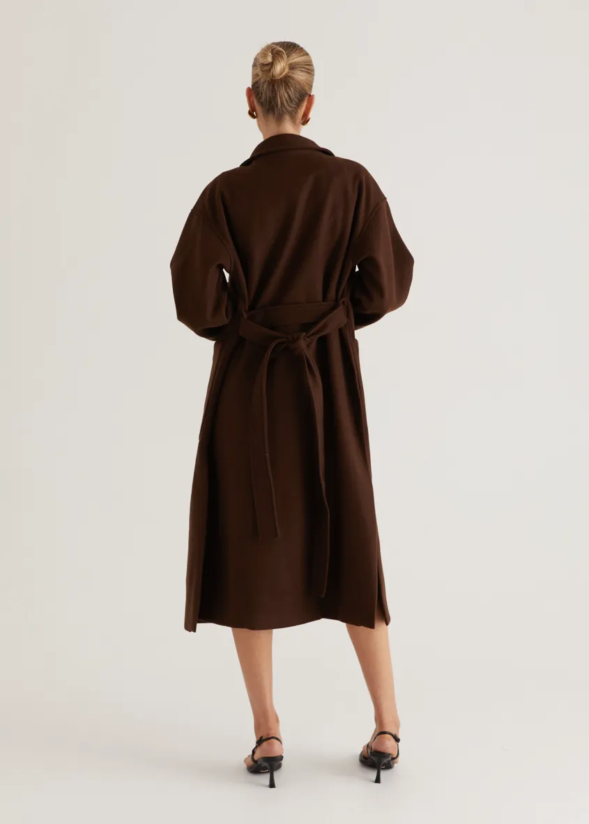 Caylee Coat - Chocolate