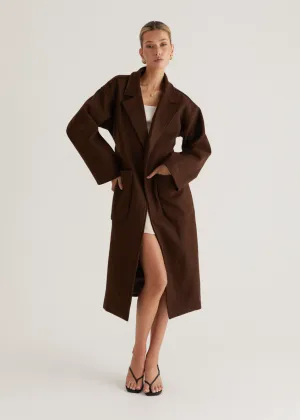 Caylee Coat - Chocolate