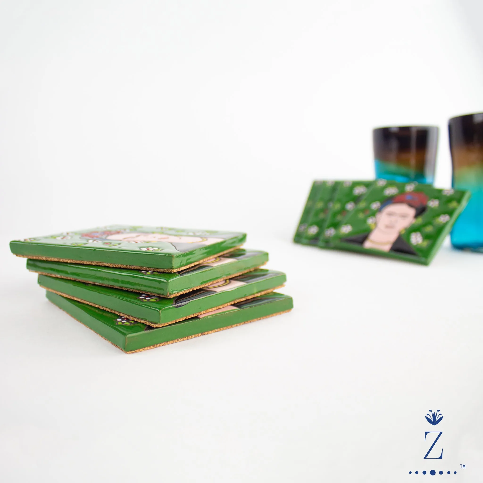 Ceramic Coaster set | Vintage Frida.