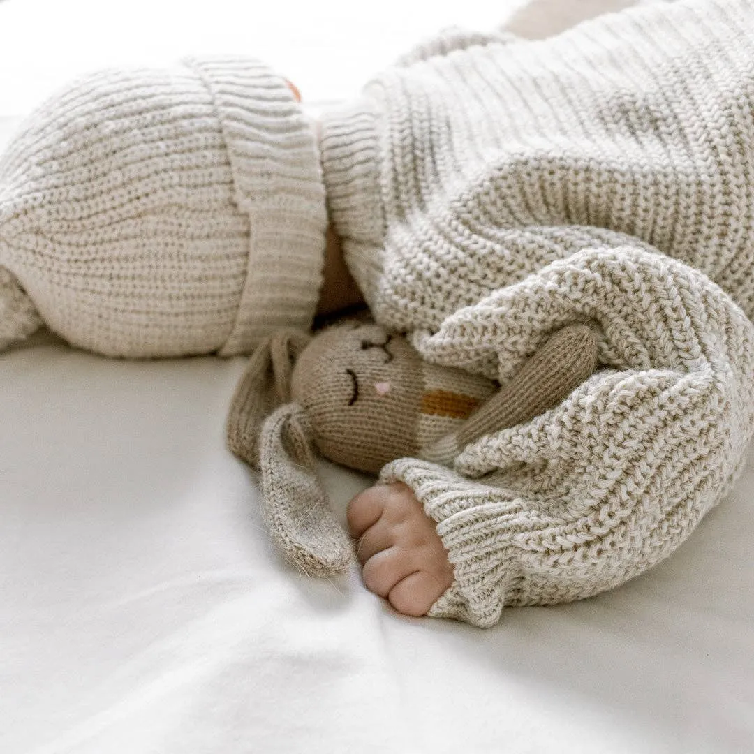 Chunky Knit Onesie ‘Oatmeal’