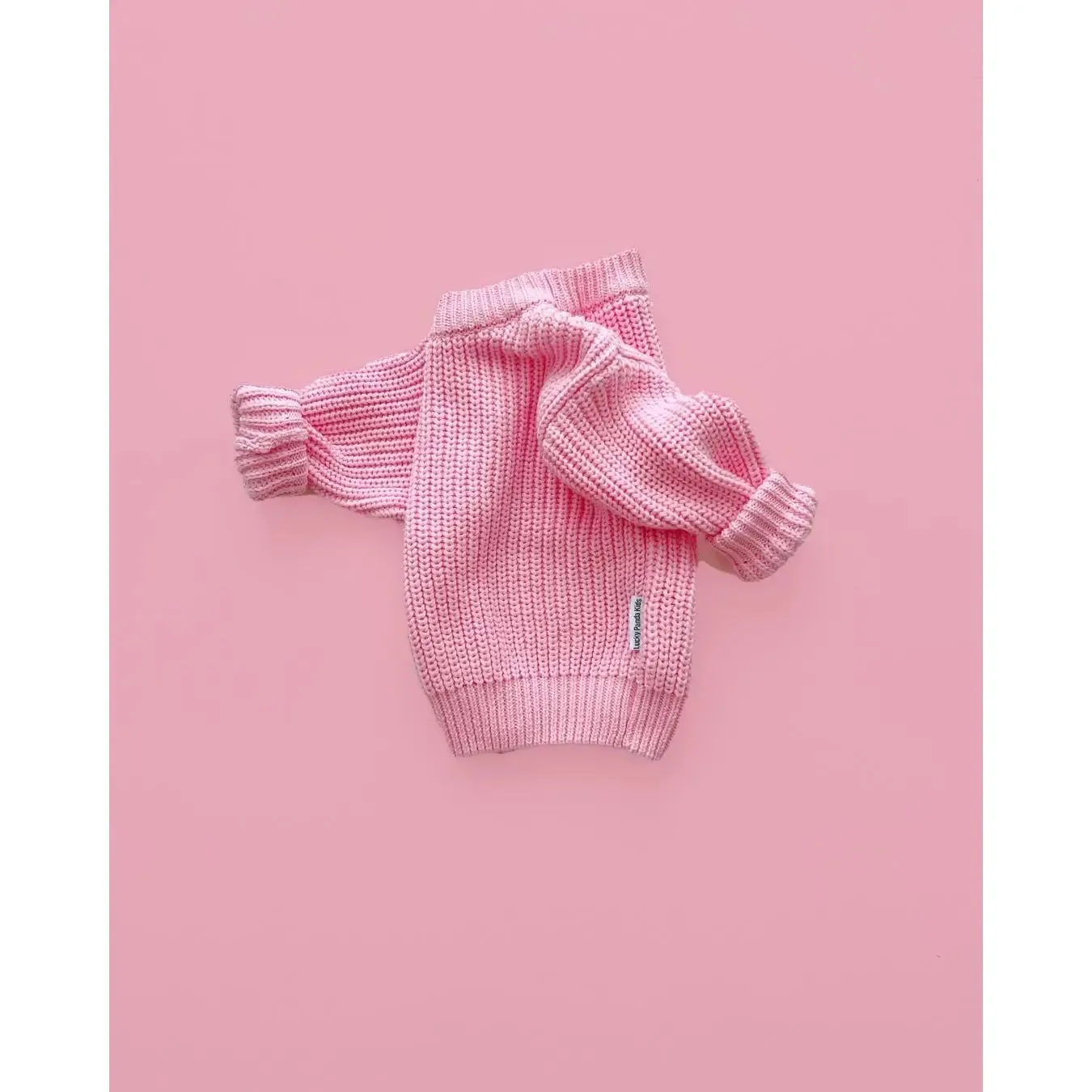 Chunky Knit Sweater | Pink