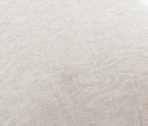 Clara - Linen Blouse in Beige Chambray
