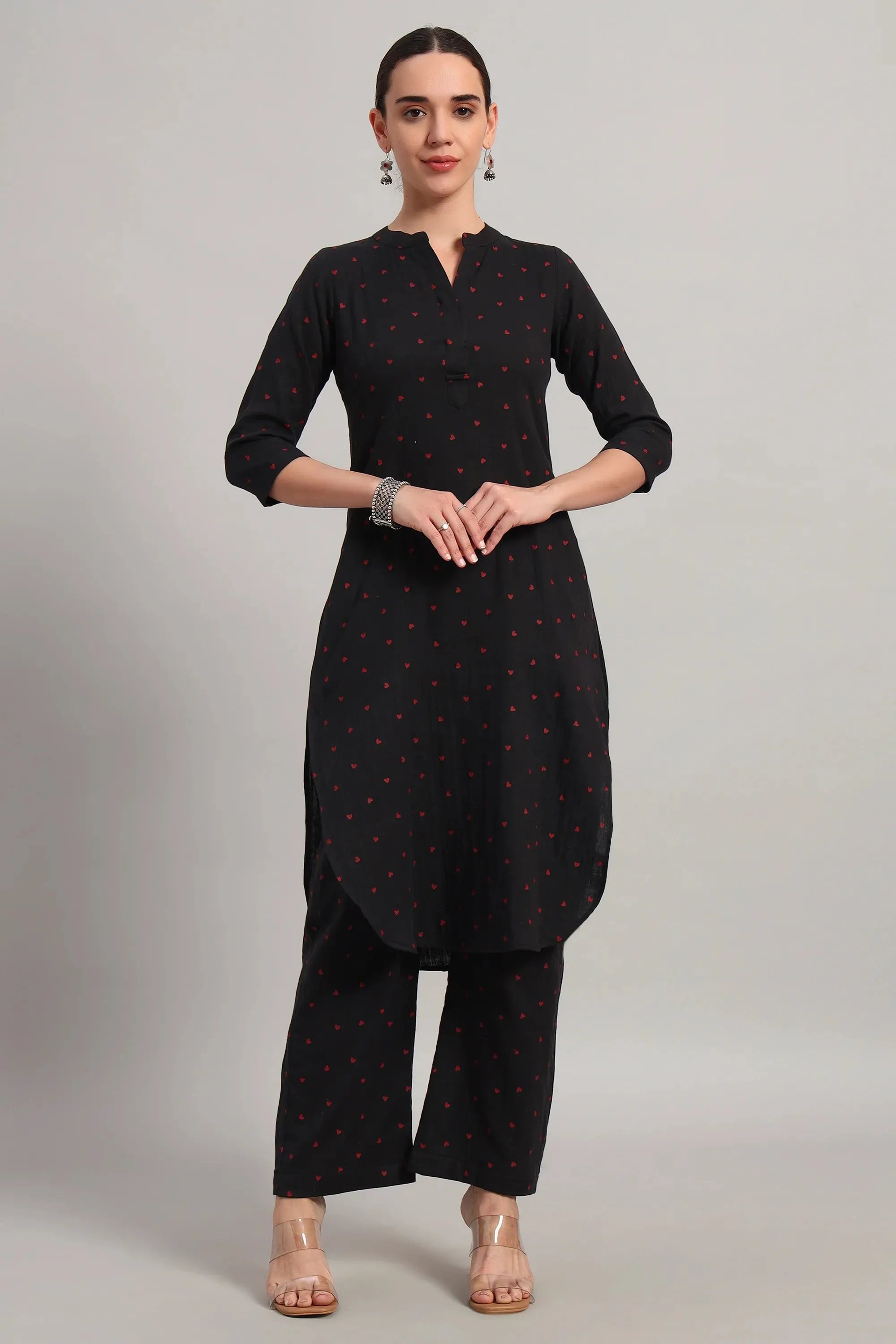 Classic Har Din, Kurta Set Black