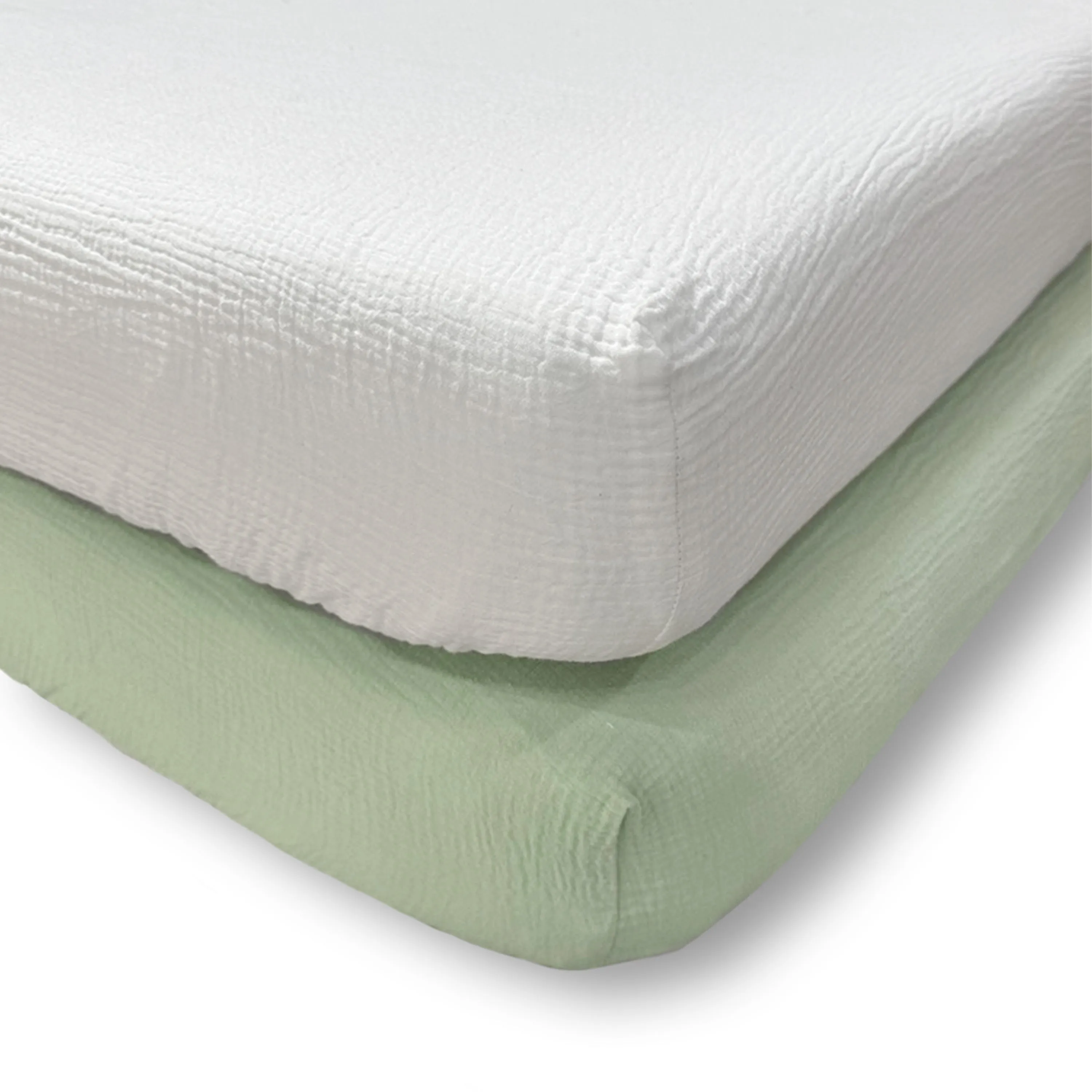 Cloud Muslin Fitted Sheet Set of 2