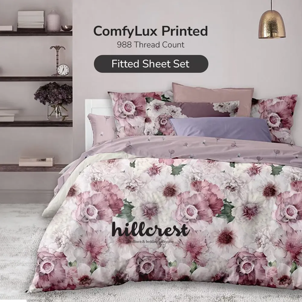 CNY 2025 988TC ComfyLux Fitted Sheet Without Quilt Cover - Spring