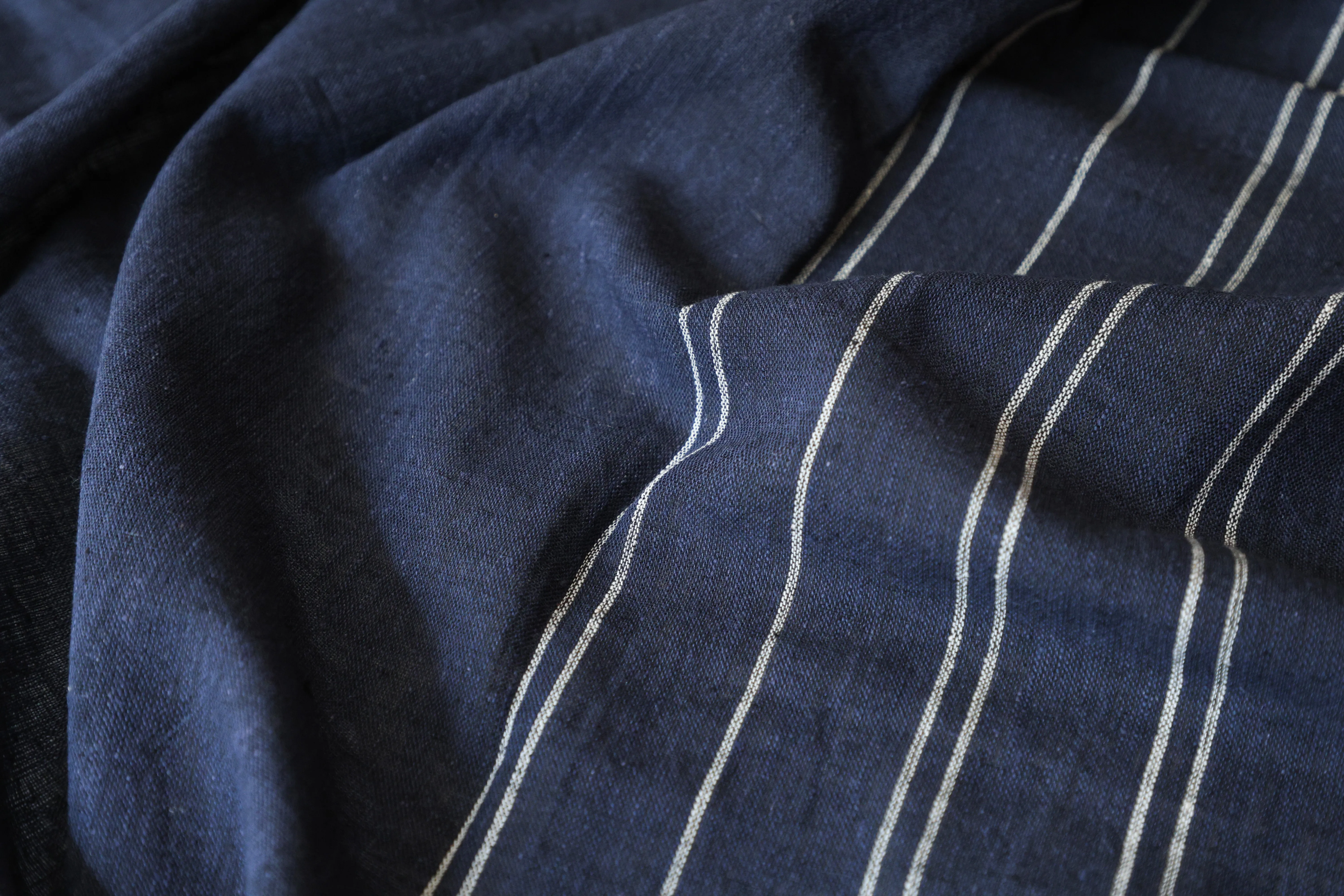 Cobalt Kala Cotton Tie Up Blazer