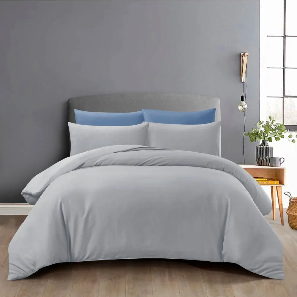 ComfyLux Solid 988TC Fitted Sheet Set - Limestone