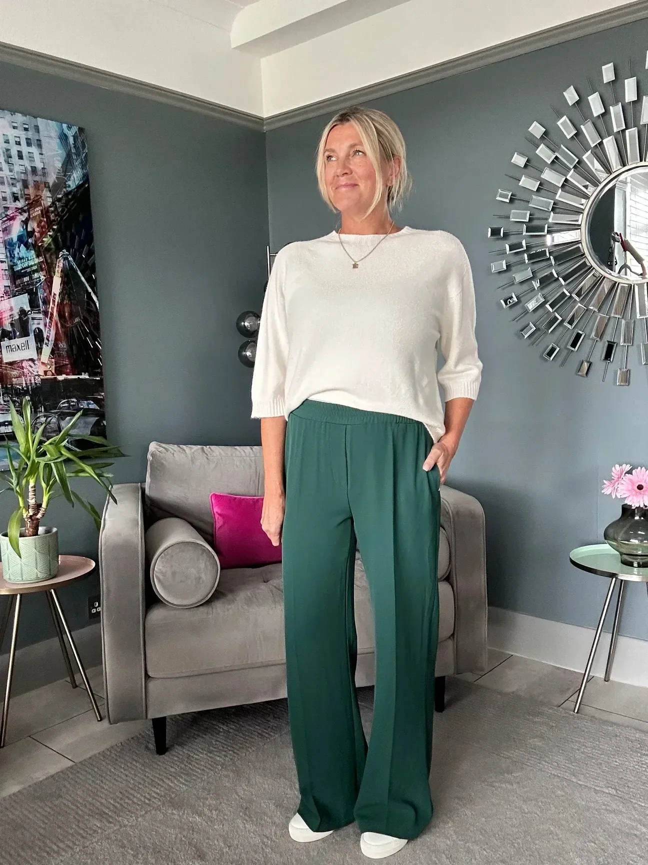 Coral Half Sleeve Jumper