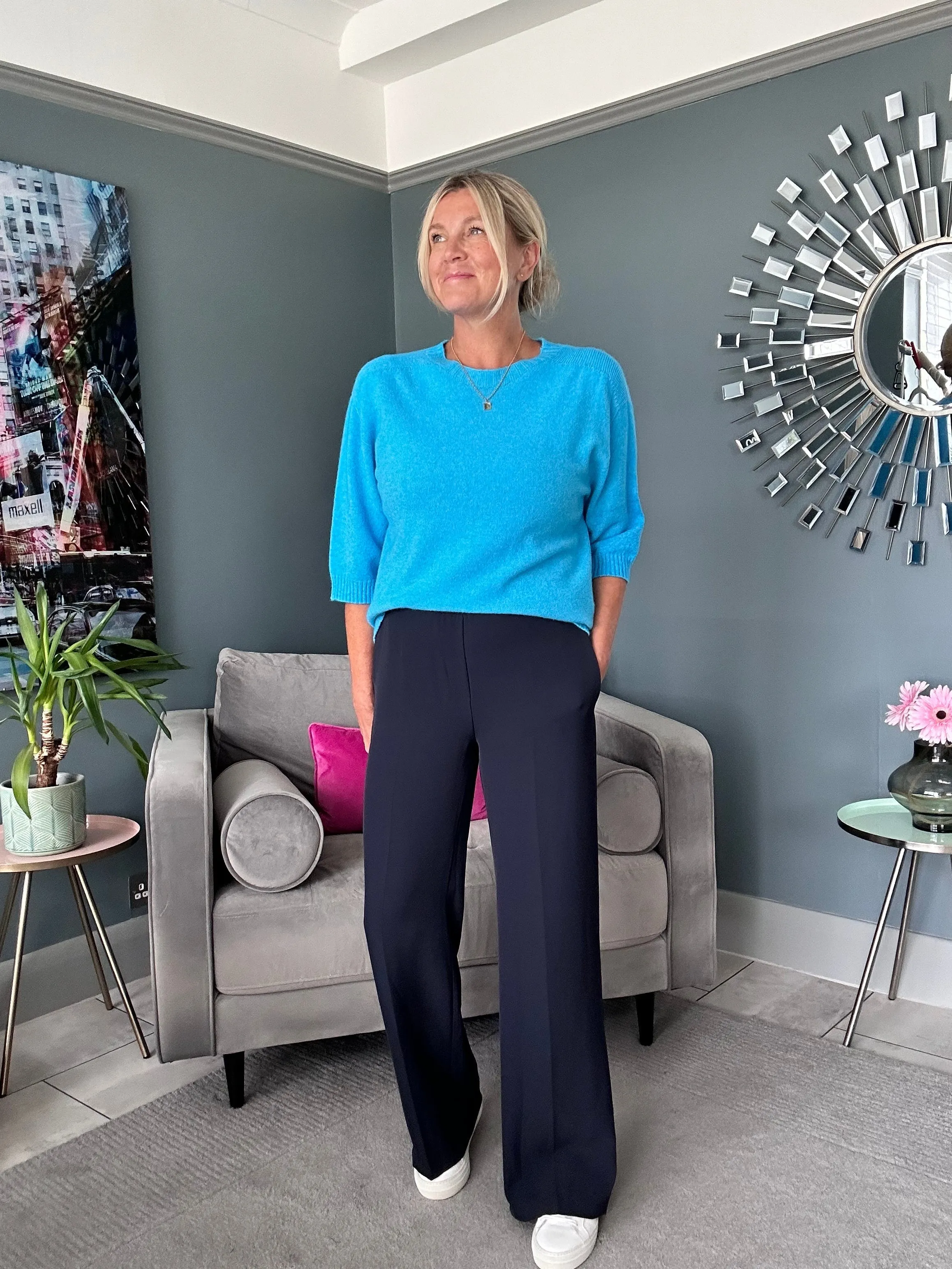 Coral Half Sleeve Jumper