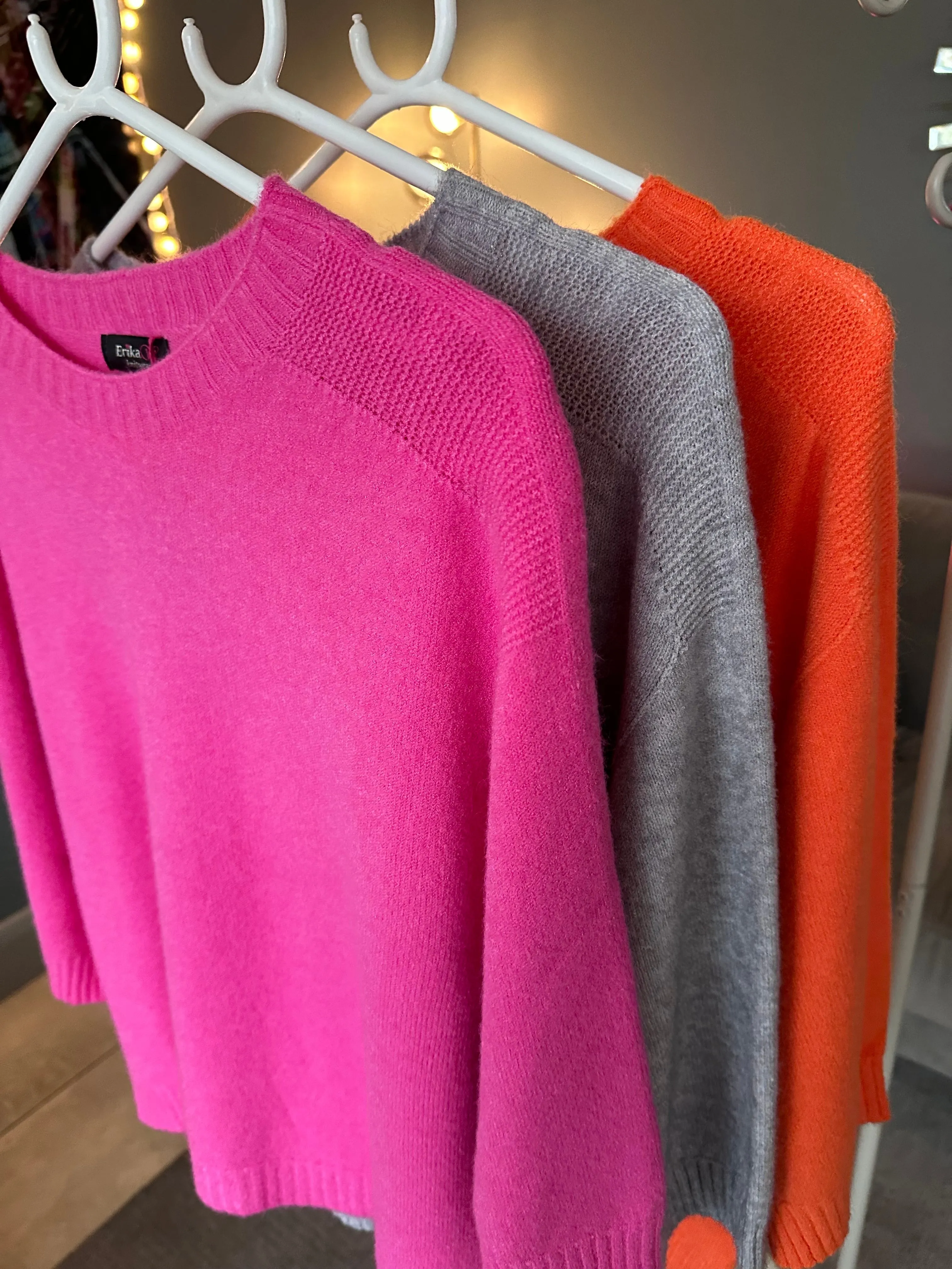 Coral Half Sleeve Jumper