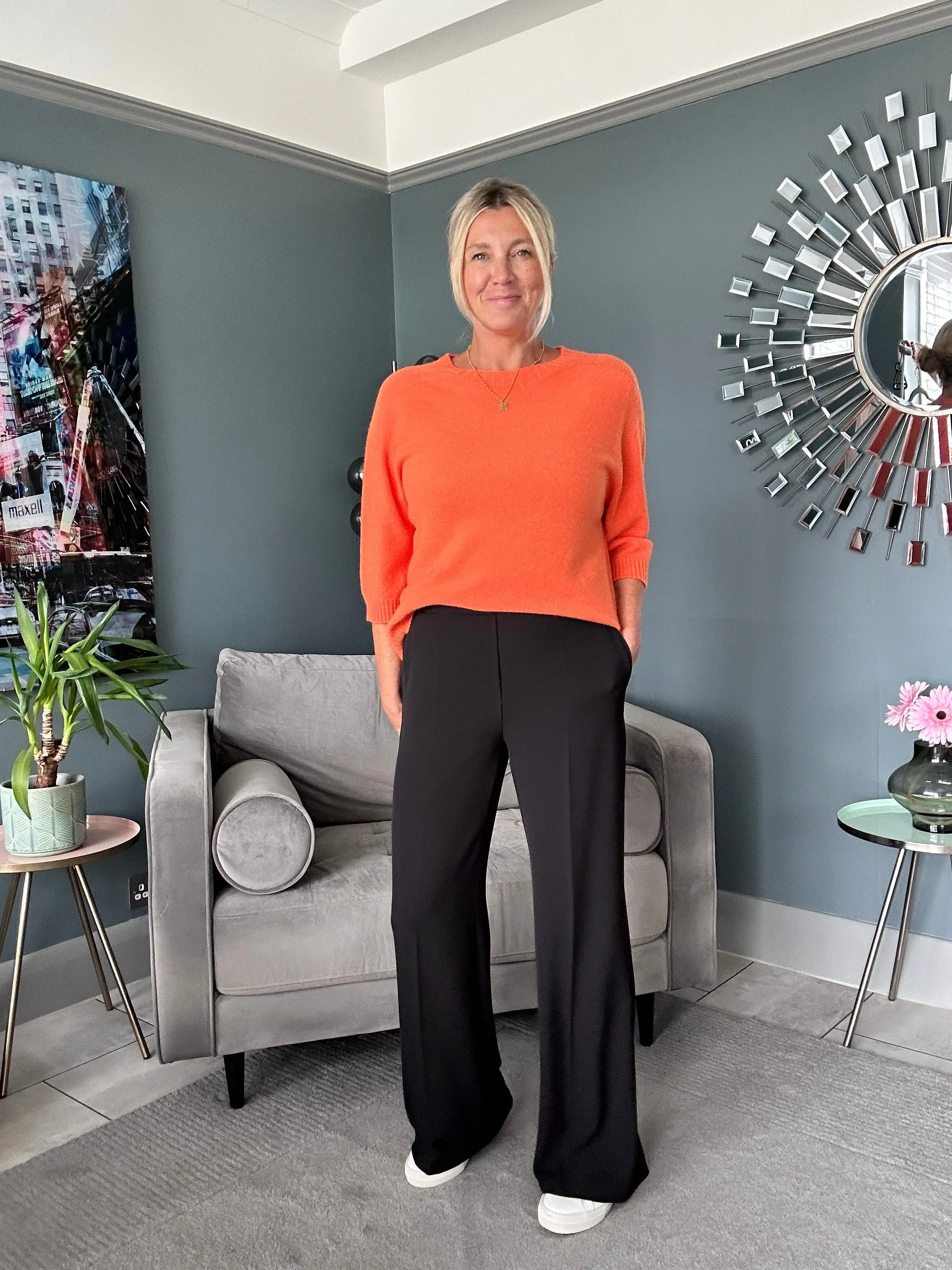 Coral Half Sleeve Jumper